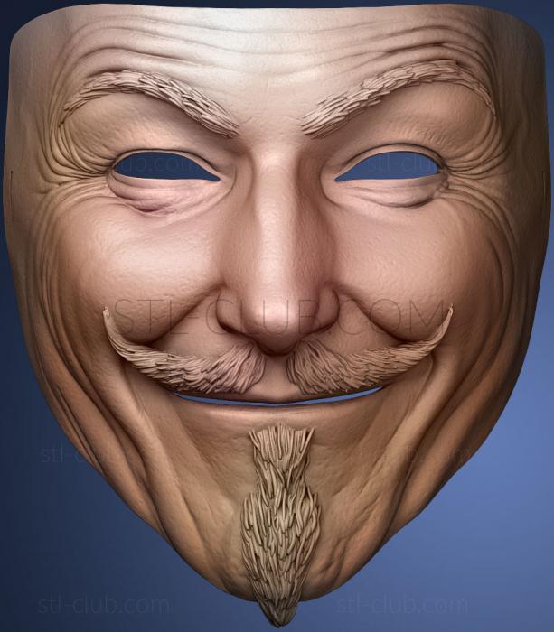 3D model Vendetta Mask (STL)